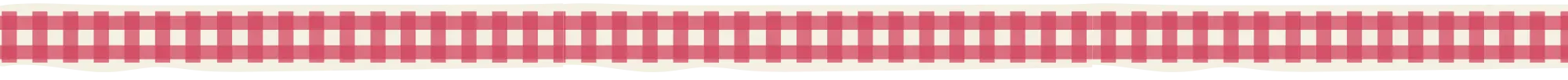 red checkered tape